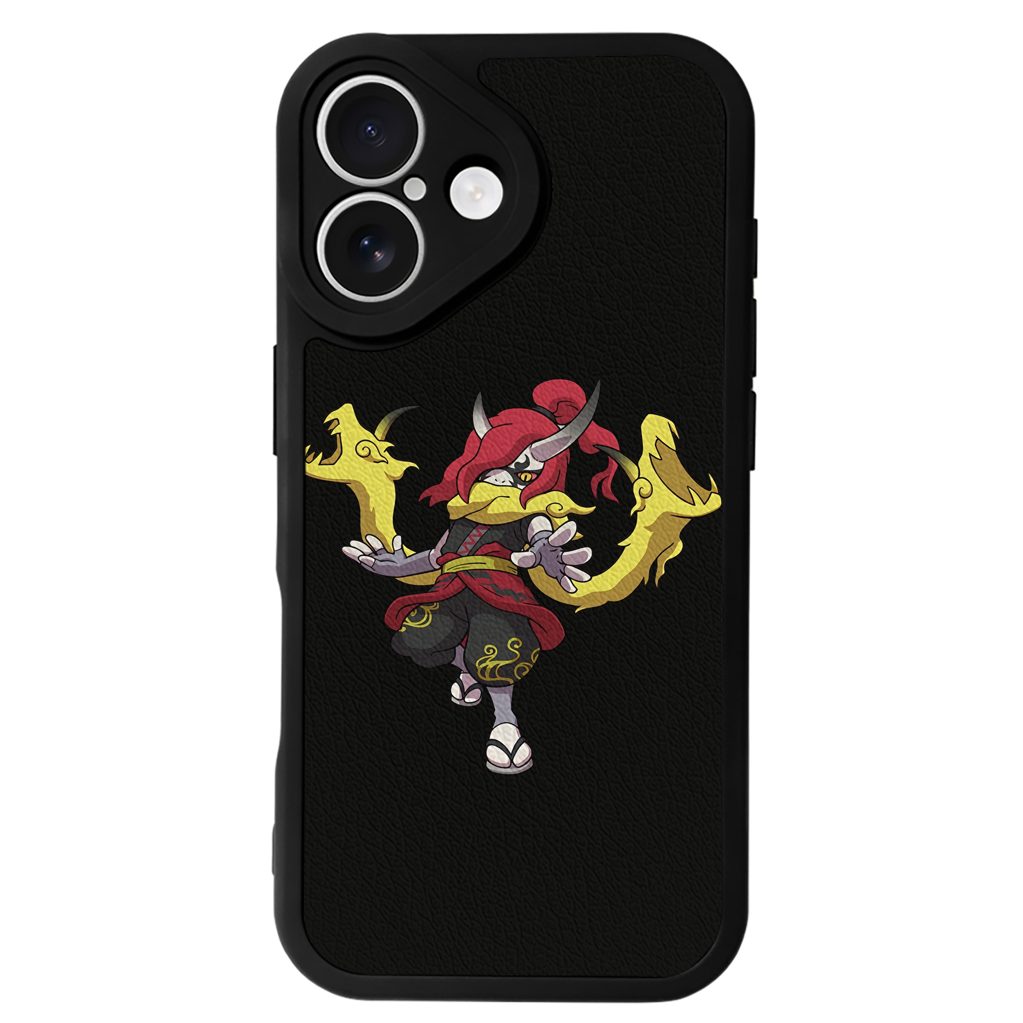 （画像用） 妖怪ウォッチ Yo-kai Watch 【iPhone 16シリーズ対応】シリコンスマホケース（レザー調） 材質：シリコン